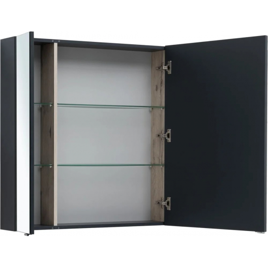 Зеркало-шкаф AQUANET Алвита New 100 антрацит