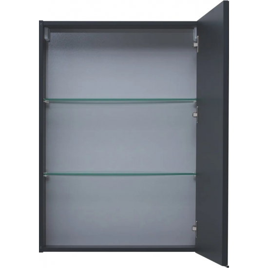 Зеркало-шкаф AQUANET Алвита New 60 антрацит