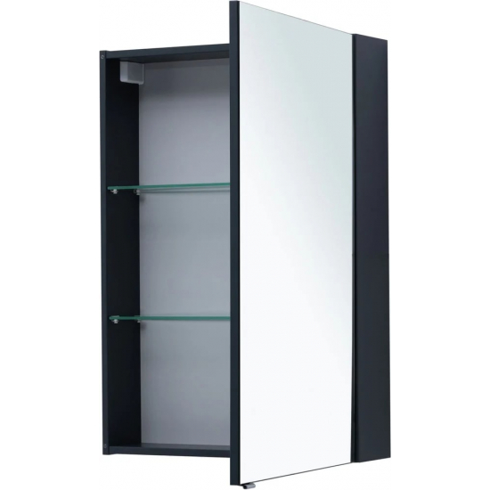 Зеркало-шкаф AQUANET Алвита New 60 антрацит