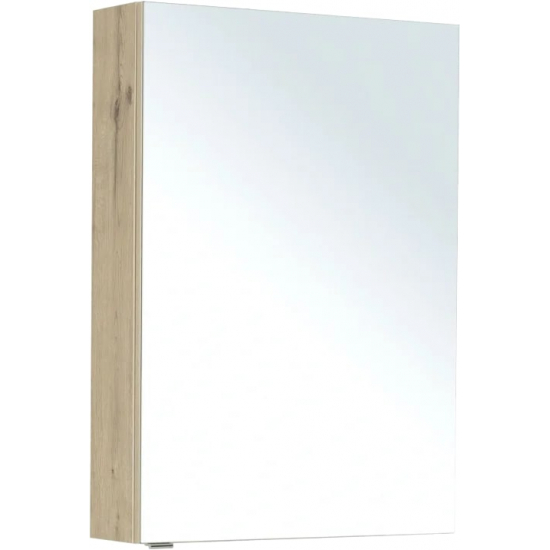 Зеркало-шкаф AQUANET Алвита New 60 дуб веллингтон белый
