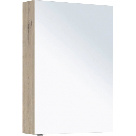 Зеркало-шкаф AQUANET Алвита New 70 дуб веллингтон белый