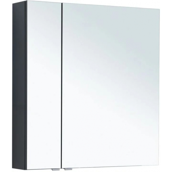 Зеркало-шкаф AQUANET Алвита New 80 антрацит