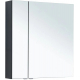 Зеркало-шкаф AQUANET Алвита New 80 антрацит