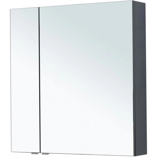 Зеркало-шкаф AQUANET Алвита New 80 антрацит