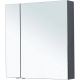 Зеркало-шкаф AQUANET Алвита New 80 антрацит