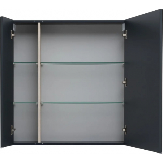 Зеркало-шкаф AQUANET Алвита New 80 антрацит