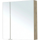 Зеркало-шкаф AQUANET Алвита new 80 дуб веллингтон белый
