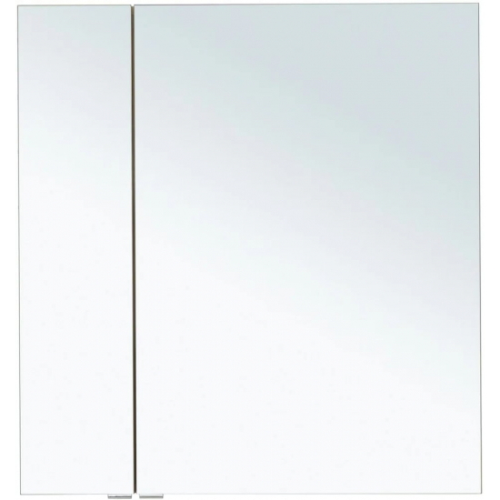 Зеркало-шкаф AQUANET Алвита new 80 дуб веллингтон белый