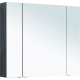 Зеркало-шкаф AQUANET Алвита New 90 антрацит