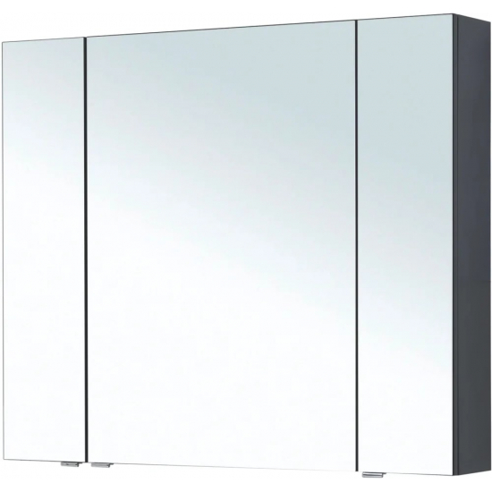 Зеркало-шкаф AQUANET Алвита New 90 антрацит