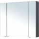 Зеркало-шкаф AQUANET Алвита New 90 антрацит