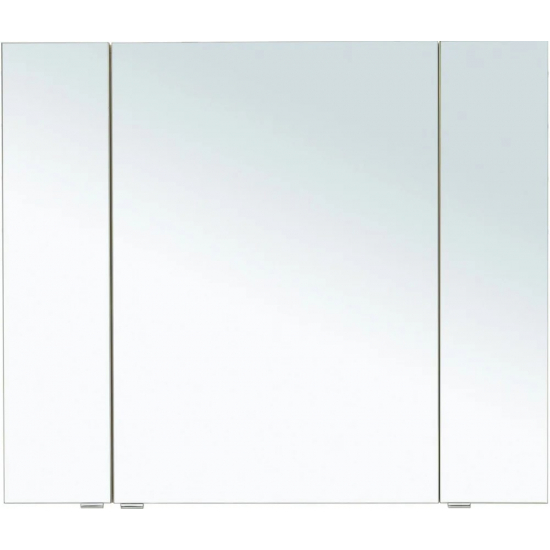 Зеркало-шкаф AQUANET Алвита New 90 дуб веллингтон белый