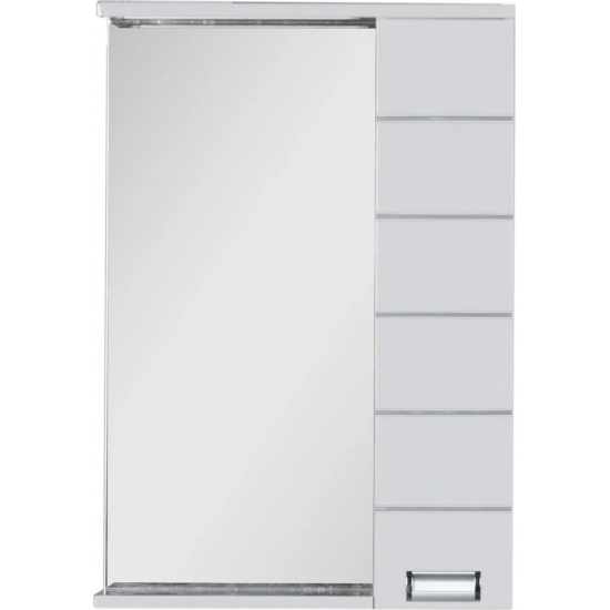 Зеркало-шкаф AQUANET Доминика 60 белый, с подсветкой