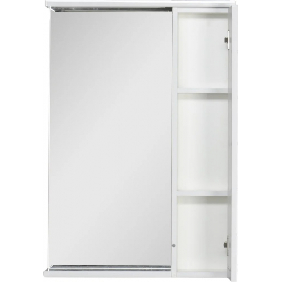 Зеркало-шкаф AQUANET Доминика 60 белый, с подсветкой