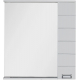 Зеркало-шкаф AQUANET Доминика 80 белый, с подсветкой