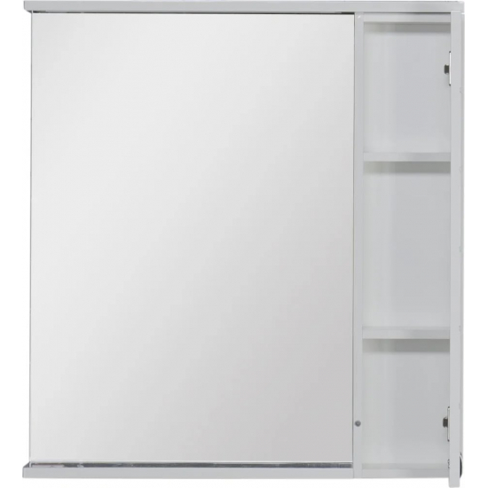 Зеркало-шкаф AQUANET Доминика 80 белый, с подсветкой