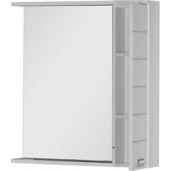 Зеркало-шкаф AQUANET Доминика 80 белый, с подсветкой