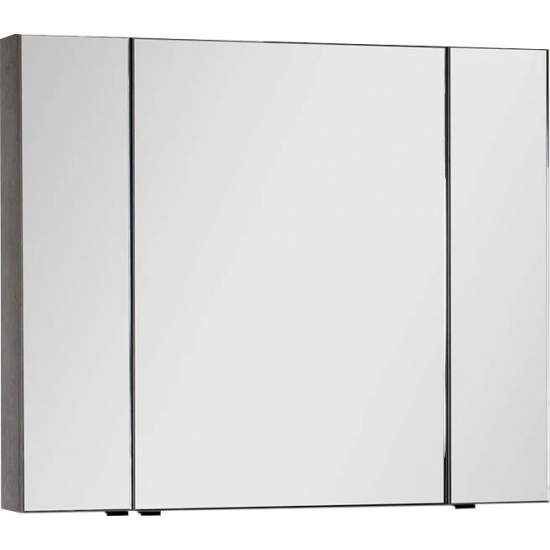 Зеркало-шкаф AQUANET Эвора 100 дуб антик