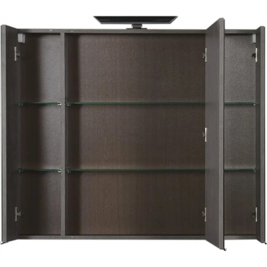 Зеркало-шкаф AQUANET Эвора 100 дуб антик