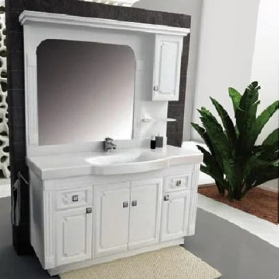 Зеркало-шкаф AQUANET Фредерика New 140