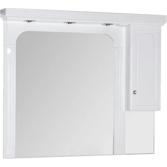 Зеркало-шкаф AQUANET Фредерика New 140