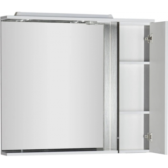 Зеркало-шкаф AQUANET Гретта 100 венге, с подсветкой