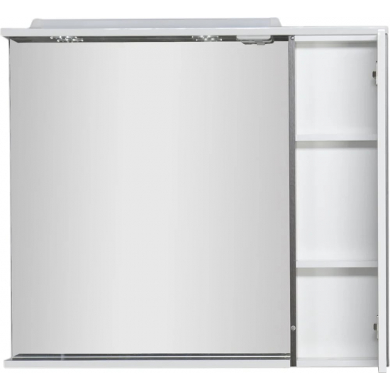 Зеркало-шкаф AQUANET Гретта 100 венге, с подсветкой