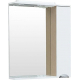 Зеркало-шкаф AQUANET Гретта 70 светлый дуб, с подсветкой