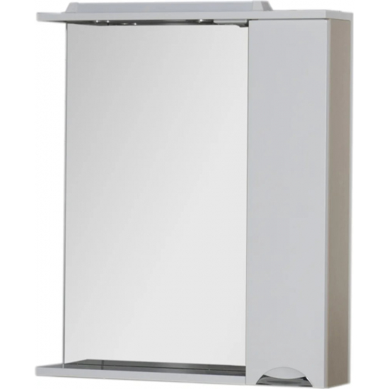 Зеркало-шкаф AQUANET Гретта 75 светлый дуб, с подсветкой