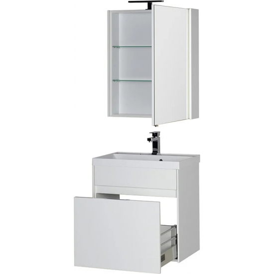 Зеркало-шкаф AQUANET Латина 60 белый