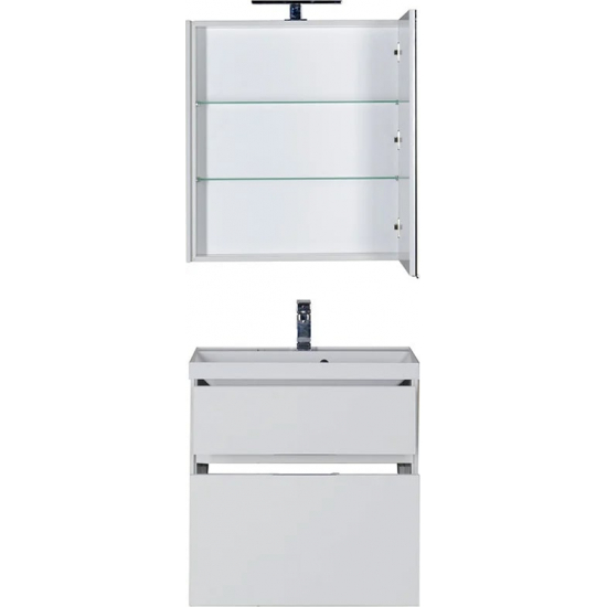 Зеркало-шкаф AQUANET Латина 70 белый