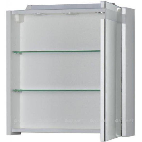Зеркало-шкаф AQUANET Лайн 60 R белый