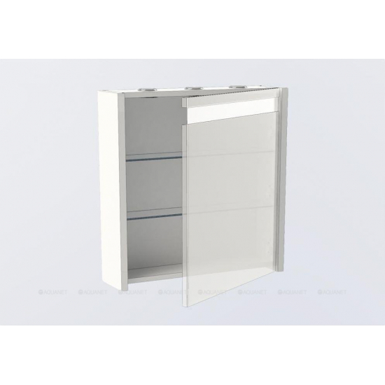 Зеркало-шкаф AQUANET Лайн 60 R белый