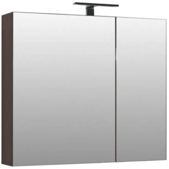 Зеркало-шкаф AQUANET Нью-Йорк 100 орех