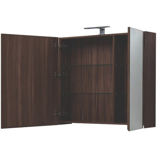 Зеркало-шкаф AQUANET Нью-Йорк 100 орех