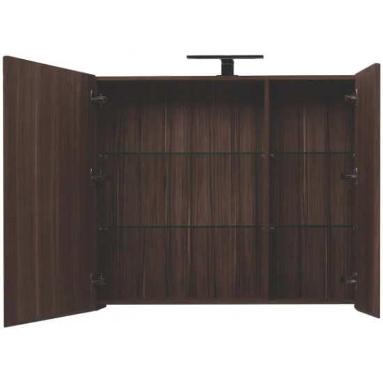 Зеркало-шкаф AQUANET Нью-Йорк 100 орех