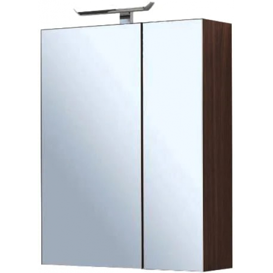 Зеркало-шкаф AQUANET Нью-Йорк 70 орех