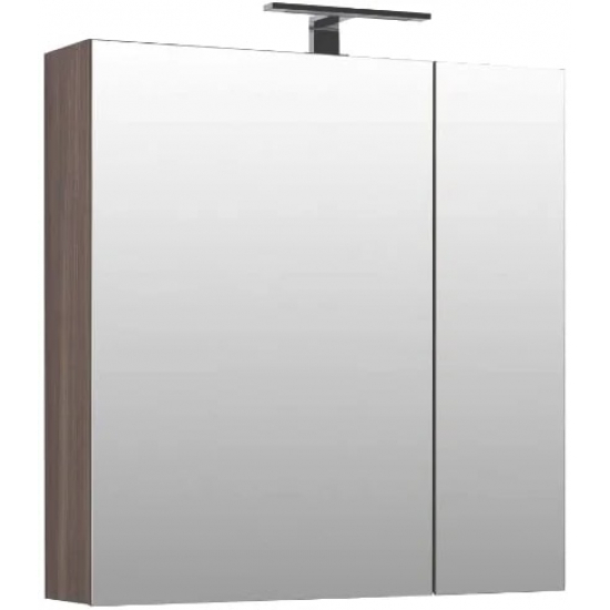 Зеркало-шкаф AQUANET Нью-Йорк 85 орех