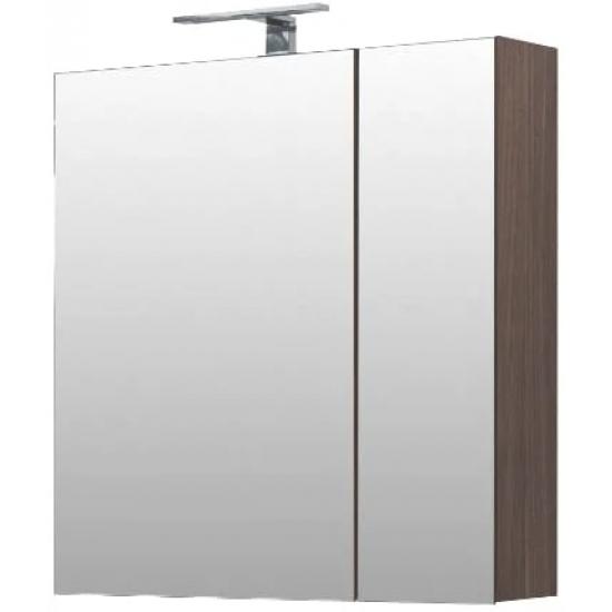 Зеркало-шкаф AQUANET Нью-Йорк 85 орех