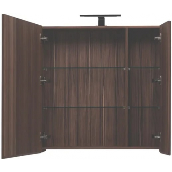 Зеркало-шкаф AQUANET Нью-Йорк 85 орех