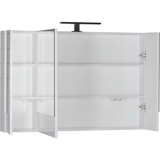 Зеркало-шкаф AQUANET Нота 100 камерино белый 