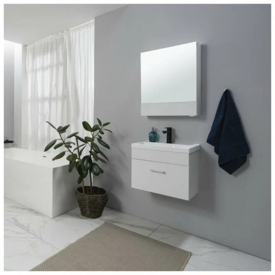 Зеркало-шкаф AQUANET Нота 50 камерино белый 