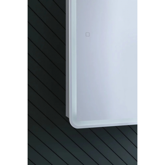 Зеркало-шкаф AQUANET Оптима 60 белый с LED подсветкой