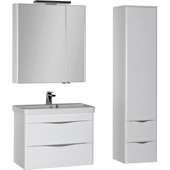 Зеркало-шкаф AQUANET Орлеан 80 белый