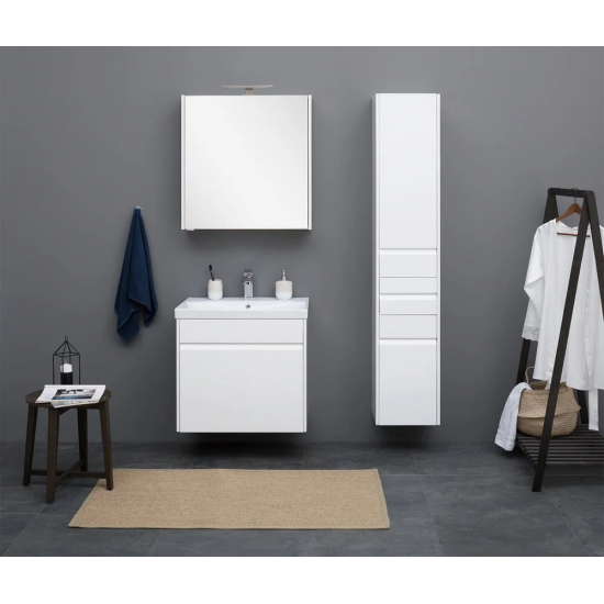 Зеркало-шкаф AQUANET Палермо 60 белый