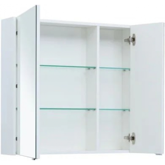 Зеркало-шкаф AQUANET Палермо 80 белый