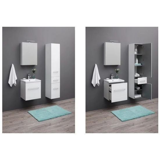 Зеркало-шкаф AQUANET Порто 50 белый