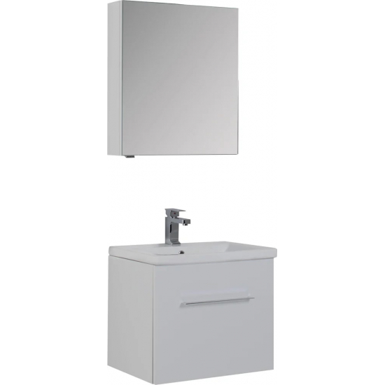 Зеркало-шкаф AQUANET Порто 60 белый