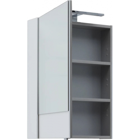 Зеркало-шкаф AQUANET Верона 50 L левое, белый 