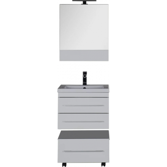 Зеркало-шкаф AQUANET Верона 58 L левое, белый 